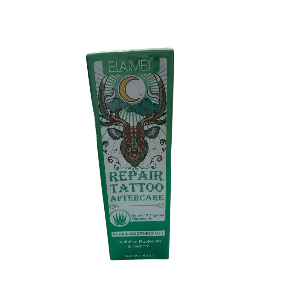 Elamei Tattoo Aftercare Repair Soothing Gel New Ink Moisturizer Lotion‎ 60ml
